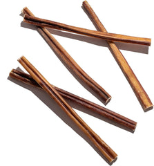 Wild Wolf Angus Bully Stick low-odor feature for mess-free chewing sessions.