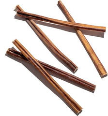 Wild Wolf Angus Bully Sticks raw materials close-up highlights 100% Angus beef.