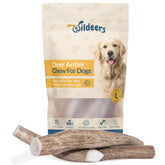Wildeers Large Deer Antlers for Dogs—the natural, long-lasting chew for strong chewers.
