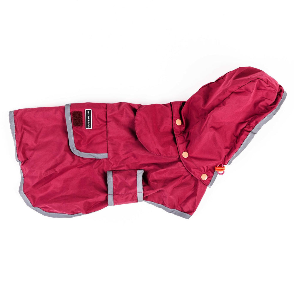 Wilderdog dog jacket waterproof exterior shields rainy-day walks.
