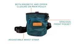 Wilderdog interior fabric shown for safe, hygienic treat storage.