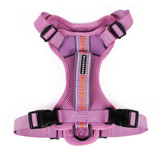 Wilderdog lightweight dog harness lilac front view for comfortable daily walks