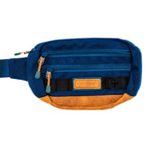 Wilderdog Utility Fanny Pack Pacific Blue full view for hands-free dog outings.