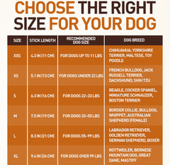 Wildfang Coffee Wood Dog Chew XS edges-sanded design minimizes splinters for gentle handling.