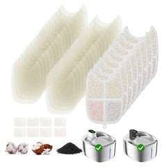 WILKIEE FS10 Plus filters pack delivers clean water for pet fountains and easier upkeep.