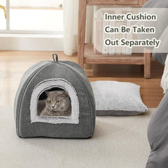 WindRACING cat bed cave plush-interior provides warm, cozy naps.
