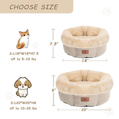 WINDRACING small 18x18 bed fits 5–10 lb cats for compact living spaces.