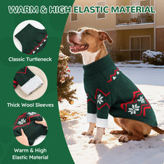 Wingoin warm-knit texture highlights cozy winter warmth for dogs
