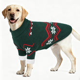 Wingoin dog sweater XXXXL fit demonstrates chest measurements for large breeds' comfort