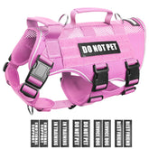 WINSEE mesh harness patches closeup showing customization options for training