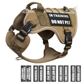 WINSEE service dog in training mesh harness front view showing breathable airflow for daily walks