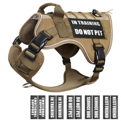 WINSEE service dog in training mesh harness front view showing breathable airflow for daily walks
