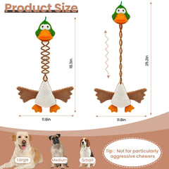 WinTour dog toy with squeaker and crinkle wings for engaging sounds