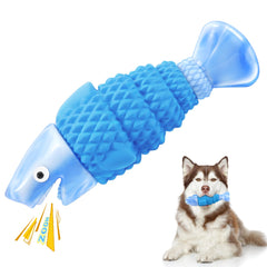 WinTour Tough Dog Toy shark design engages aggressive chewers for longer play.