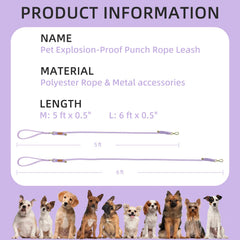 Wisedog leash features rustproof 360° swivel buckle for smooth turning