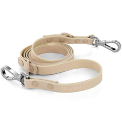 Wisedog waterproof dog leash 5ft sand color for comfortable, controlled walks.