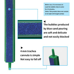 WishLotus mineral bubbler stone with green base keeps water safe while circulating air.
