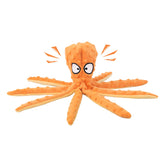 WishLotus Octopus Dog Toy full view shows no-stuffing design for easy cleaning