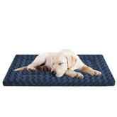Cama Wittop lavable para perro en azul, descanso cómodo en jaula.