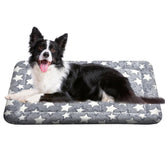 Wittop washable dog bed plush-orthopedic outdoor crate mat offers cozy crate comfort.