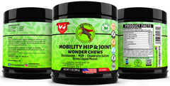 WizardPet dog chews serving scene illustrating daily joint care