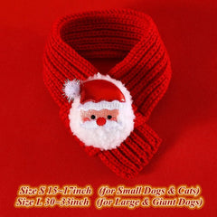 wizbbqt santa-design scarf brings festive charm to holiday gatherings