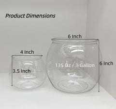 Wliwwo small opening 4-inch bowl ideal for single-flower displays