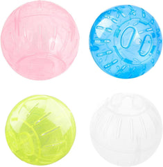 WLngtv transparent silent exercise ball colorful options provide engaging exercise for small pets.