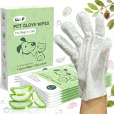 WLP Pet Glove Wipes package shows convenient on-the-go packaging for daily care