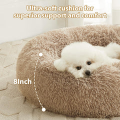 WNPETHOME plush faux fur close-up highlights soft, comforting texture.