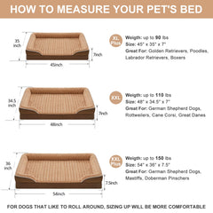 WNPETHOME dog bed waterproof lining close up protects from spills