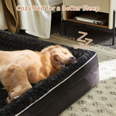 WNPETHOME dog bed waterproof lining protects against accidents and keeps surface dry.