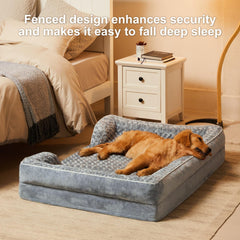 WNPETHOME rose-pattern plush surface with skin-friendly calming touch