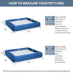 WNPETHOME XXL dog bed waterproof cover—protects foam and simplifies cleanup.