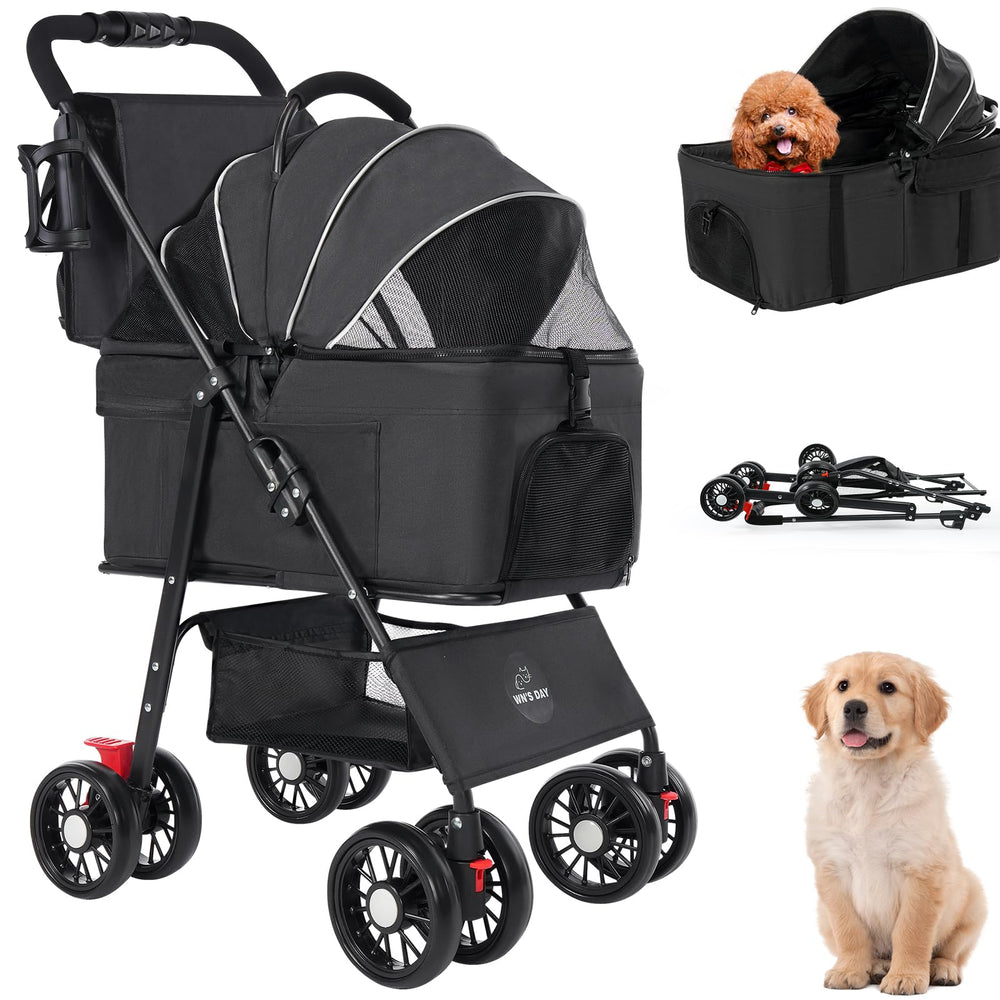 Wn's Day 3-in-1 stroller side cup holder keeps beverages handy on walks.
