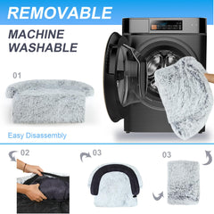 Wn's Day washable cover keeps dog couch bed fresh and clean