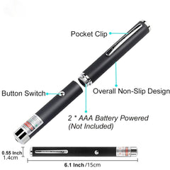 WNZQK laser pointer with non-slip clip design for comfortable handling
