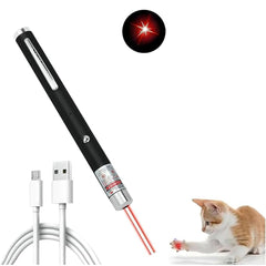 WNZQK laser pointer red-dot on floor for indoor pet play, showcasing play-ready design.