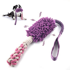 Wodoca dog rope toy with squeak for interactive play and stress relief