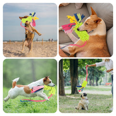 Wodoca dog tug toy elastic-band-durability endures vigorous outdoor and indoor use.