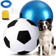 Wofypetny 25inch Herding Ball exterior cover shows tear-resistant Oxford fabric for durable play.