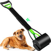WOILIFE 32-inch pooper scooper extended handle for easy yard cleanup.