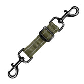 WOINXENN dog collar safety clip army green enhances security during walks and harness compatibility for everyday safety