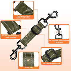 WOINXENN double-ended leash connector enables quick transitions between harness and collar