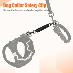 WOINXENN universal compatibility shows easy attachment to any harness or collar.
