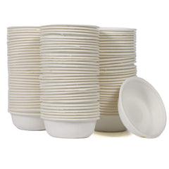 WOLEDOE 100pcs biodegradable gecko cups for eco-friendly feeding.