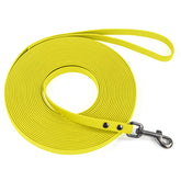 Wolfone waterproof dog training leash in yellow for versatile outdoor use.