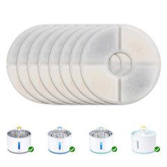 Wonder Creature cat fountain filter round 81oz keeps water fresh for pets