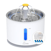 Wonder Creature cat water fountain lid shows durable stainless steel for sanitary water