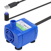 Wonder Creature pump insert demonstrates quick installation for round, cubic, and crystal fountains.